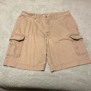 Izod Men’s Cargo Shorts, Size 40, Beige